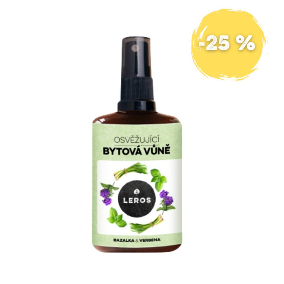 LEROS Osvěžující bytová vůně bazalka & verbena