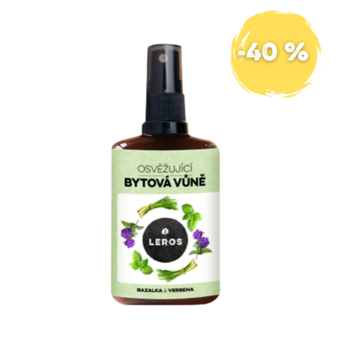 LEROS Osviežujúca bytová vôňa bazalka a verbena