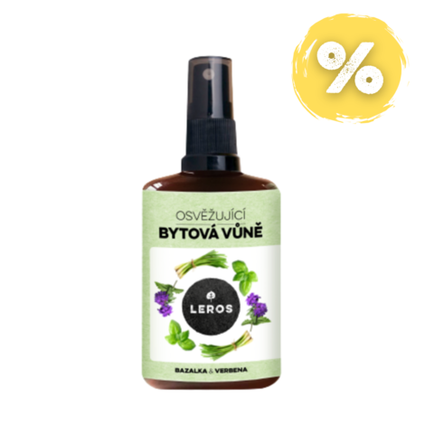 LEROS Osvěžující bytová vůně bazalka & verbena
