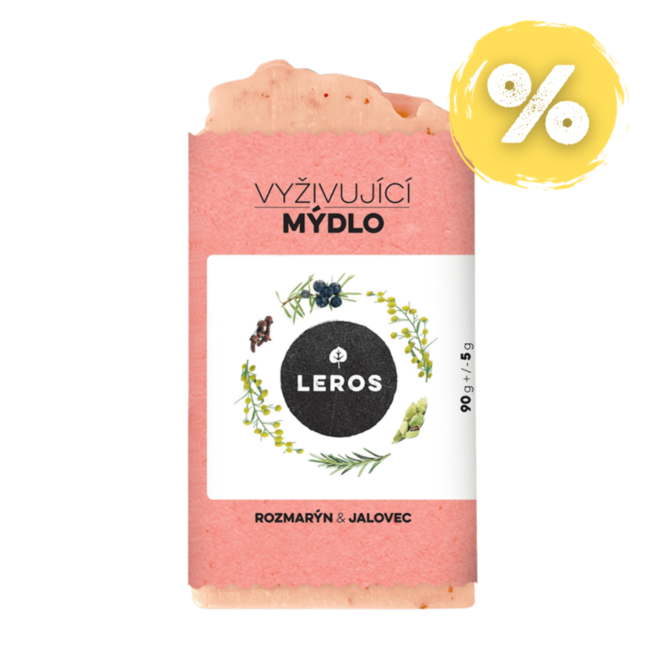 LEROS Vyživujúce mydlo rozmarín & borievka