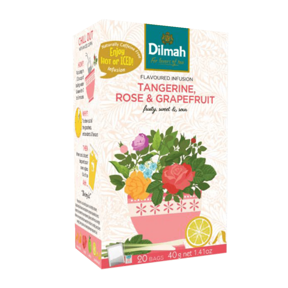 B2G_LEROS Dilmah Čaj bylinný TANGERINE ROSE & GRAPEFRUIT 20/2g