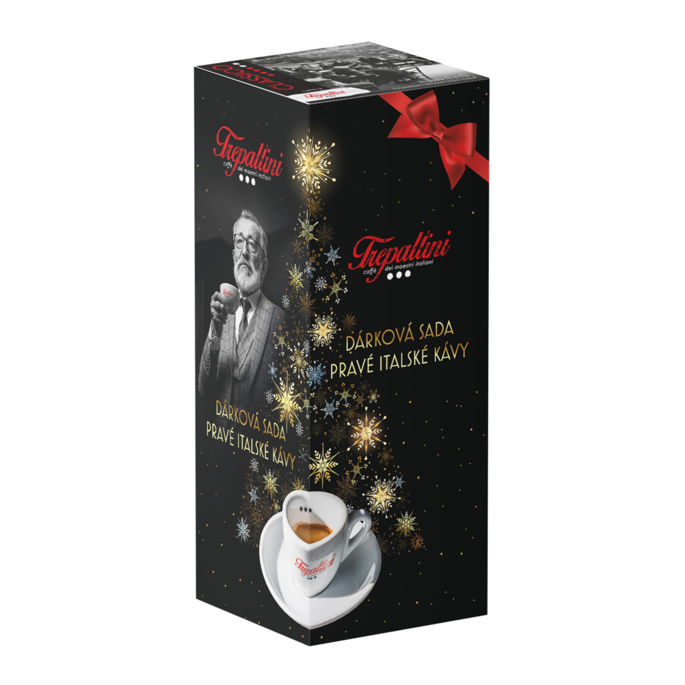 TREPALLINI Vianočná darčeková sada talianskej kávy pre kávovary Dolce Gusto