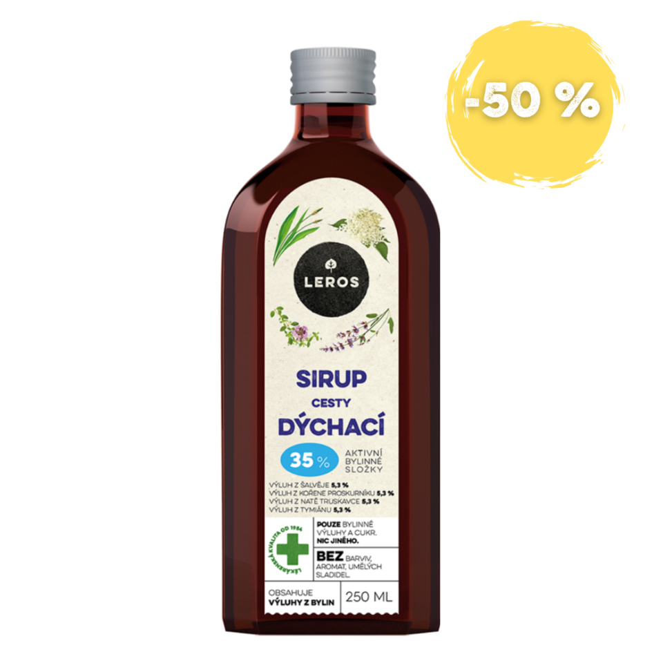 LEROS Sirup Cesty dýchacie