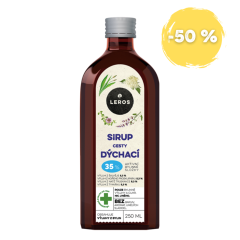 LEROS Sirup Cesty dýchací
