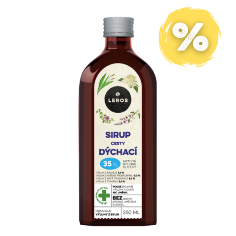 LEROS Sirup Cesty dýchací