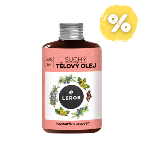 LEROS Suchý telový olej rozmarín & borievka