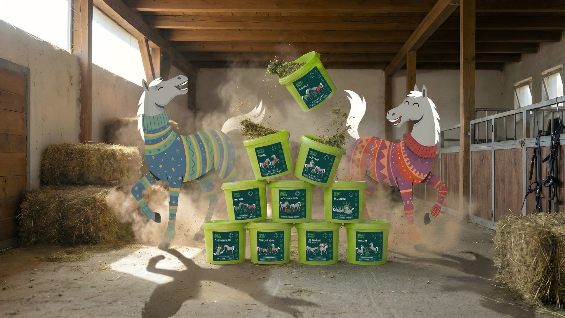 Ať to ve stáji jen lítá!