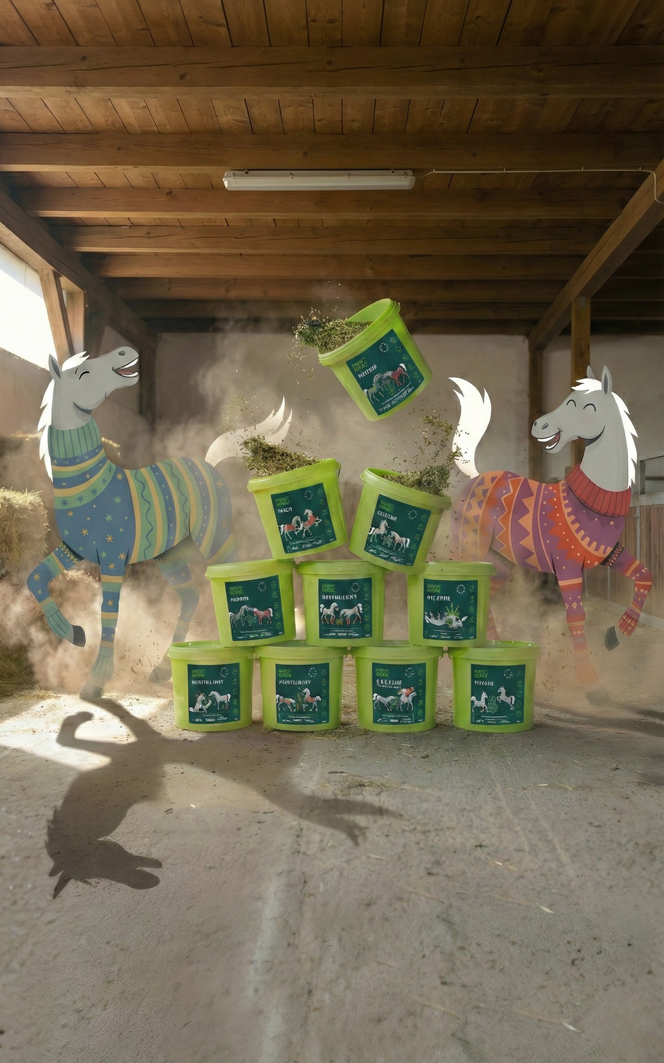 Ať to ve stáji jen lítá!